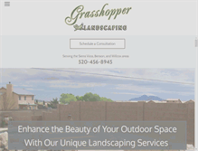 Tablet Screenshot of grasshopper-landscaping.com